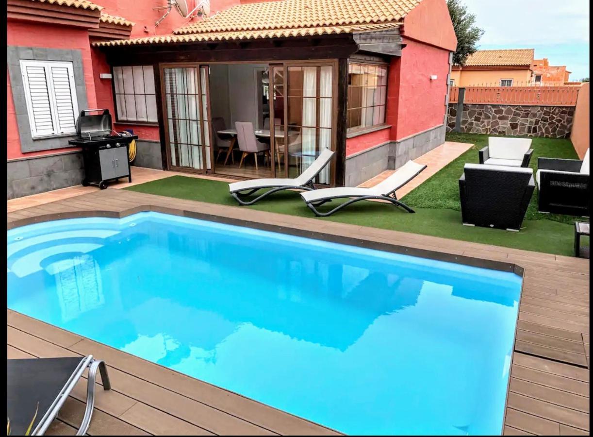 Casa Madriu, Villa De Lujo En Zona Residencial Corralejo Bagian luar foto